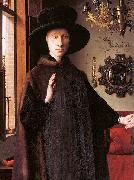 Jan Van Eyck Portrait of Giovanni Arnolfini and his Wife oil painting reproduction
